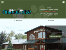 Tablet Screenshot of animalodge.com